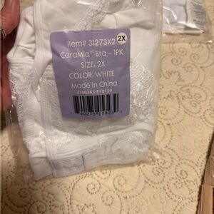 Cara Mia White Lace Bra - 2X 2 for sale differnt listings